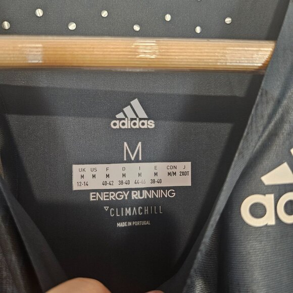 NWT Adidas Adizero Women's Leotard Running Bodysuit Size M Blue - Picture 3 of 5